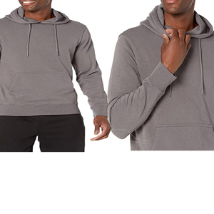 Wholesale Men's Customized Solid Winter Hoodie with Digital Printing Fleece Fabric Premium Quality Low Price - Product Image 5