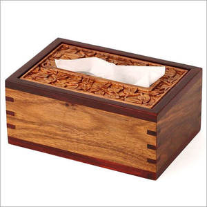 Nouvelle arrivée : boîte à mouchoirs en bois pour la maison, le bureau et la voiture, distributeur de serviettes artisanal, accessoire de décoration moderne pour la maison - Product Image 5