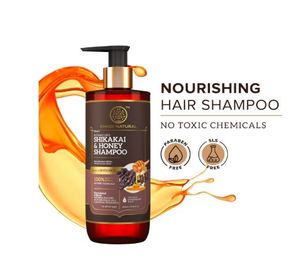Shampoo au miel de Shikakai naturel Khadi, rend les cheveux faciles à coiffer, convient à tous les types de cheveux, enrichi en plantes, 30 ml - Product Image 2
