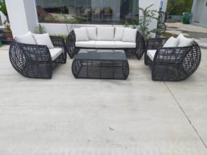 PRSF-010 S - Conjunto de Sofás de Ratán Sintético para su Familia - Product Image 4