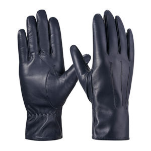 Gants de cyclisme en cuir véritable respirants et compatibles écran tactile, style tendance, haute qualité, vente en gros - Product Image 1