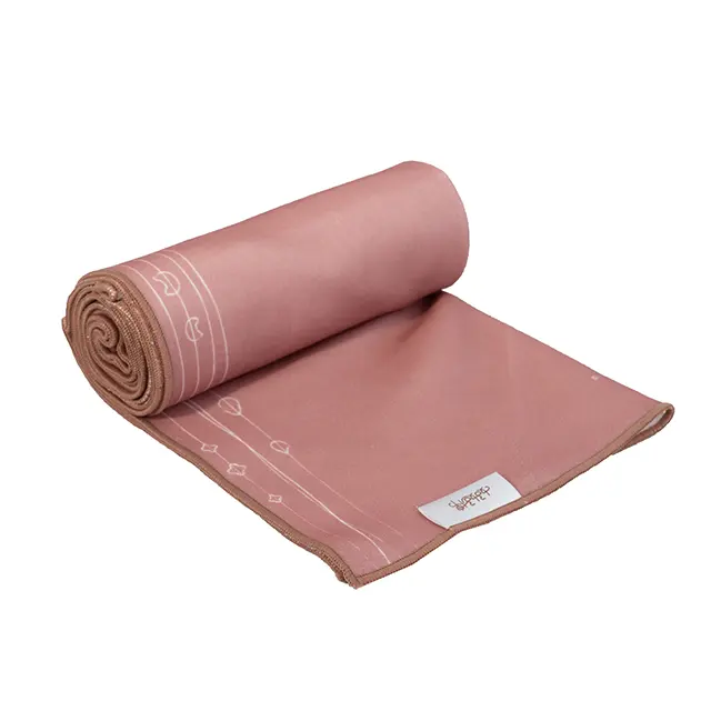 The world-1st self-stick hair towel wrap_Brown color