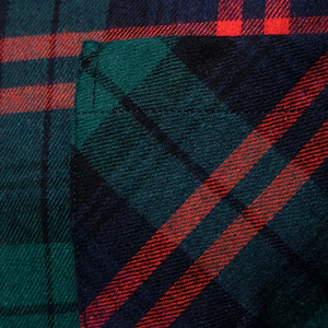 Flannel Shirt For Outdoor <b>Check</b> Shirt Australia In Green Beige And Black With Custom Protective Work Shirt Features For Men - Product Image 3