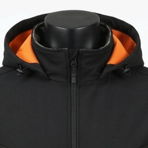 Veste softshell à motif de couleur personnalisable, tissu en nylon tricoté, respirante, imperméable, veste de camping, prix raisonnable - Product Image 3