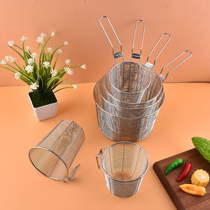 Morden Stainless Steel Spider Strainer Skimmer <b>Net</b> Spoon Modern Metal Ladle with Slotted <b>Wire</b> for Cooking & Parties Wholesale - Product Image 4