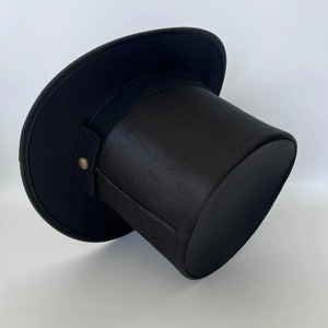 Chapeau haut-de-forme en cuir personnalisé pour homme – Qualité supérieure, avec couronne haute classique, bord structuré et option de design moderne - Product Image 3