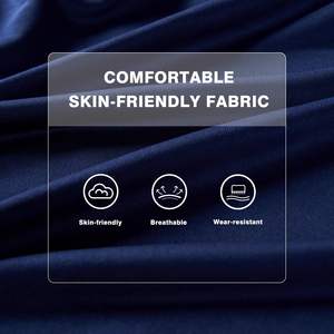 ชุดวอร์มผู้ชายผ้าไมโครไฟเบอร์พิมพ์ลายเทคโนโลยีใหม่ พร้อมกระเป๋าซิป ชุดลำลองสองชิ้น เสื้อแจ็คเก็ตและกางเกงจ็อกกิ้ง - Product Image 2