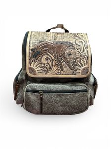 Hot Sale Genuine Leather Polyester <b>Backpack</b> Multifunctional Large Capacity Waterproof - Product Image 4