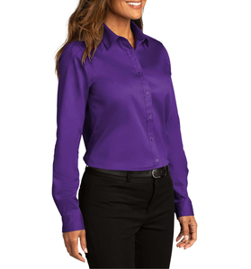 Blusa Casual de Verano para Mujer con Logotipo Personalizado, Cuello Redondo, Encaje de Ganchillo, Botones, Manga Corta, 100% Algodón Transpirable - Product Image 3