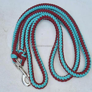 Cuerdas de plomo redondeadas hechas a mano para caballos, cuerda de plomo redondeada personalizada de 6 pies y productos de caballos ecuestres - Product Image 6