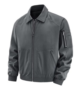 Veste en cuir unisexe vintage à imprimé léopard, en toile, avec fermeture éclair, service OEM - Product Image 3