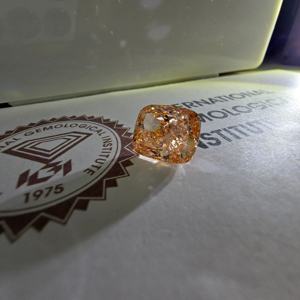 Diamante Cultivado en Laboratorio, Corte Cojín, Color Rosa Intenso, 7 Quilates, Certificado IGI, VS2, para Joyería, Venta al Por Mayor - Product Image 2