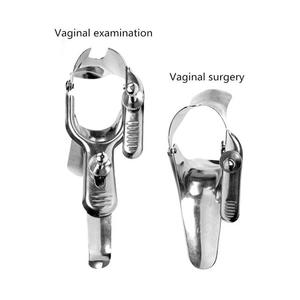 Spéculum vaginal en acier inoxydable avec poignée confortable, instrument médical durable - Product Image 6