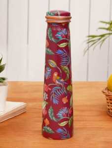 Handcraft Floral <b>Printed</b> Stainless Steel Insulated Water Bottle Reusable Travel Drinking Bottle For Home And <b>Office</b> - Product Image 1