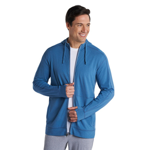 เสื้อฮู้ดดี้พรีเมียมสำหรับผู้ชาย แบบซิปเต็มตัว ผ้าฝ้ายฟลีซ 360 GSM กันลม ระบายอากาศได้ดี สไตล์สตรีทแวร์หนา พร้อมหน้ากากในตัว เหมาะสำหรับฤดูหนาว - Product Image 3