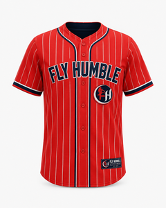 เสื้อเบสบอล Fly Humble สีขาวลายเส้น แขนยาว คอวี ผ้าตาข่ายระบายอากาศ สำหรับผู้ชาย ชุดกีฬา ป้องกันแบคทีเรีย โพลีเอสเตอร์ 100% - Product Image 4