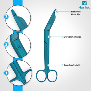 Ciseaux à pansements médicaux multi-usages en acier inoxydable, ciseaux de traumatologie EMT, outils chirurgicaux d'urgence pour les premiers secours - Product Image 4