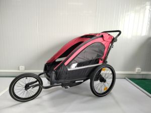 Remorque de vélo en alliage d'aluminium avec suspension indépendante et capacité de charge de 35 kg pour animaux de compagnie et aventures en plein air - Product Image 5