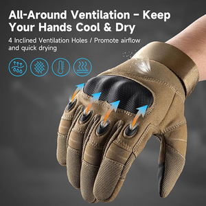 Gants de moto haut de gamme en polyester et polyuréthane, imperméables, compatibles écran tactile, unisexes, pour la course et le sport, équipement de motard - Product Image 2