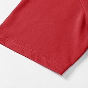 Men's <b>Red</b> Short Sleeve <b>Polo</b> <b>Shirt</b> Solid Color Casual Collared Design With Pocket Woven Fabric Regular Fit 2027 - Product Image 2