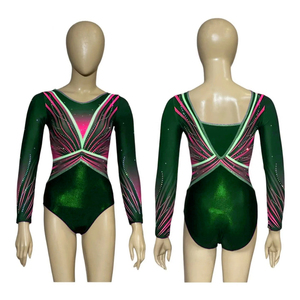 Custom Made Girls <b>Gymnastics</b> Leotard <b>Clothes</b> Dance Wear Sublimation Leotards Cotton Bodysuit for Dancing Fabric Eco-Friendly - Product Image 4