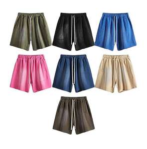 Shorts de plage amples pour hommes, style vacances d'été confortable, shorts de yoga pour femmes, taille haute élastique, short de fitness et de course - Product Image 2