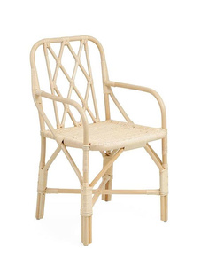 Silla de comedor de ratán natural, silla decorativa de mimbre hecha a mano para cafetería, restaurante, cocina, sala de estar, decoración de muebles - Product Image 2