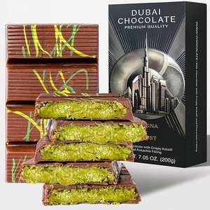 Venta Directa de Fábrica al Por Mayor a Precio Competitivo, Barra de Chocolate con Pistacho y Kunafa de Dubái, 100 gramos a un Precio Increíble - Product Image 5