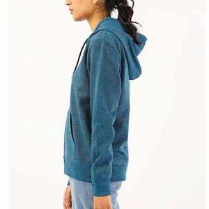 Sudadera con Capucha de Invierno para Mujer, Diseño Nuevo, Logotipo Personalizado, Manga Corta, Forro Polar, Resistente al Viento, Transpirable, para Fitness, Gimnasio, Yoga y Entrenamiento - Product Image 4