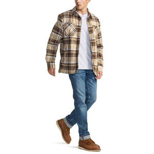 Veste en flanelle pour homme, veste décontractée en coton à carreaux personnalisée, fournisseur en gros, marque de vêtements à étiquette privée, usine de vêtements d'extérieur - Product Image 6