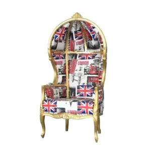 Sillas de trono de lujo de primera calidad con dosel, sillas de trono de madera maciza para uso en hoteles y bodas, precio al por mayor