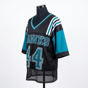 Hawks 44 Women Stylish Streetwear Mesh Football Jersey Breathable Polyester Shirt Unisex Lightweight Mesh Shirts - Product Image 2