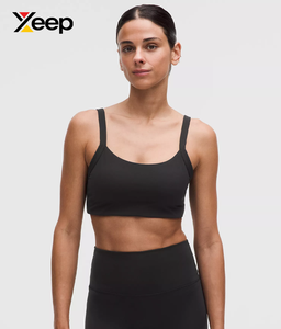 เสื้อชั้นในกีฬาโยคะคุณภาพสูงสำหรับผู้หญิง XEEP รุ่น XC-SB-137 แบบเรียบง่าย ระบายอากาศได้ดี สายปรับได้ แผ่นรองถอดออกได้ รองรับได้ดีเยี่ยม แห้งเร็ว - Product Image 1