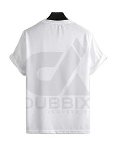 Camiseta estampada con pegatina para hombre, 100% algodón, diseño de pegatina personalizable, logotipo de Color - Product Image 2