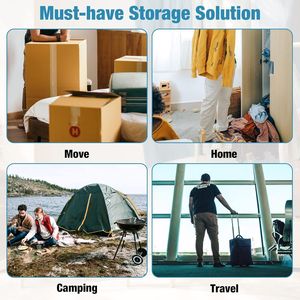 10 <b>Small</b> Space-Saving Vacuum Storage Bags with Hand <b>Pump</b> for Clothing Travel and Home Organization - Product Image 5