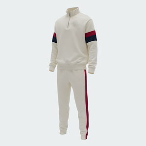 Ensemble de survêtement à capuche vert foncé pour homme, manches longues, couleur unie, décontracté, pour l'automne, coupe classique avec poches latérales et fermeture éclair - Product Image 2