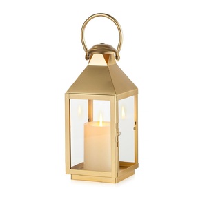 Lanterne en métal rustique au design moderne et tendance, élégante avec poignée, taille, forme et couleur personnalisables - Product Image 6