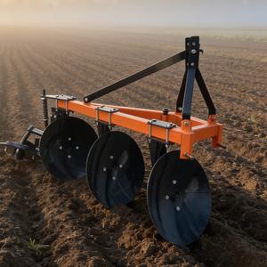 Charrue à disques pour tracteur, attelée à 3 points, coupe les racines et le sol dur, outil <span class=keywords><strong>de</strong></span> travail du sol pour tracteur - Product Image 2