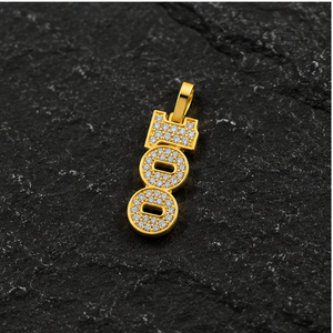 จี้เพชรโมอิสซาไนต์ทองคำแท้ 14K แบบขายส่ง สร้อยคอฮิปฮอปแบบกำหนดเองได้ ประดับเพชรเต็มรูปแบบ พร้อมจี้รูปธนบัตร สำหรับเป็นของขวัญ - Product Image 4
