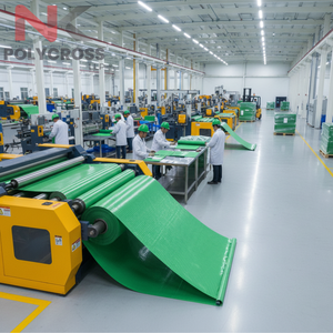 Bâche en PVC enduit ODM ignifuge, haute résistance à la traction, couverture industrielle avec spécifications personnalisées - Product Image 6