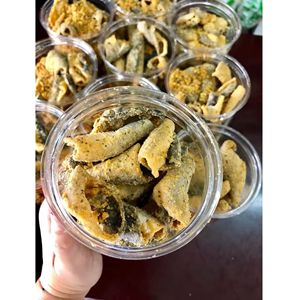ขนมขบเคี้ยวทะเลกรอบ พรีเมียม รสไข่เค็ม แผ่นหนังปลา - Product Image 3
