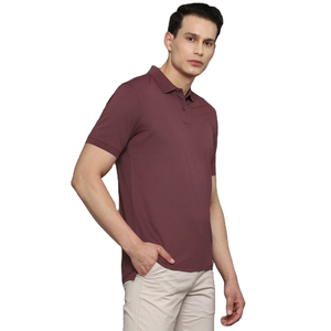 Camiseta de Manga Corta Tejida Personalizada con Color y Logotipo, Transpirable, Informal, Lisa, Talla Grande para Hombre, Servicio OEM, Mejor Calidad - Product Image 1
