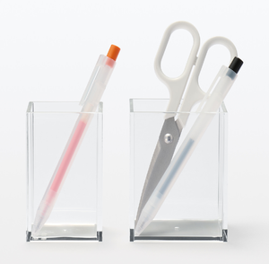Elegant Transparent Acrylic Pen <b>Pencil</b> <b>holder</b> <b>For</b> Customised Stationary Storage Crafts Office <b>Desk</b> Organizer In Sale - Product Image 4