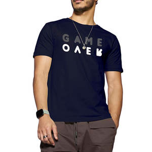 T-shirts pour hommes en coton et polyester, coupe ajustée, manches courtes, en vente en ligne - Product Image 1