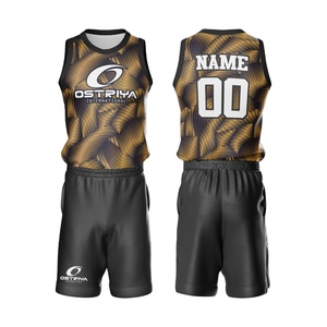 Comfortable Breathable Sleeveless Basketball Uniforms Set Front Custom <b>Heat</b>-Transfer Printed 100% Polyester Quick Dry Custom - Product Image 1