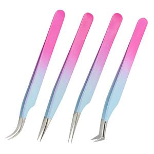 แหนบต่อขนตา,ชุดแหนบต่อขนตาพร้อมกล่องบรรจุภัณฑ์โลโก้ส่วนตัว - Product Image 1