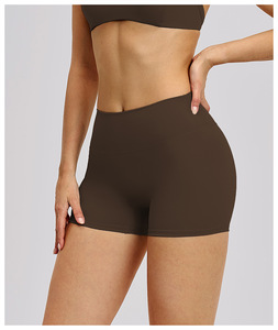 Women Peach Hip Lifting Fitness Shorts High Waist Breathable Sports Hot Short Shorts Muti Color Custom logo Running <b>Tight</b> Shorts - Product Image 1