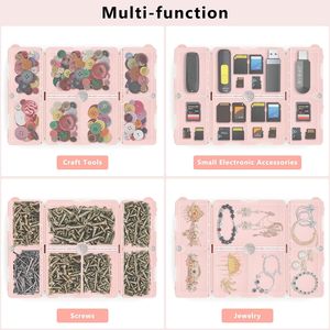 2 Pezzi Portapillole Portatile Pieghevole con 7 Scomparti, Contenitore per Pillole da Viaggio Tascabile per Borsa - Product Image 4