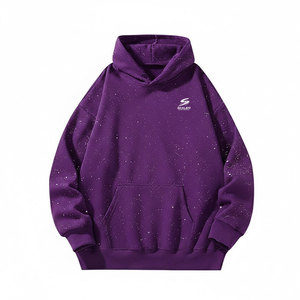 Sudadera con Capucha de Invierno 100% Algodón con Pedrería, Estilo Casual y Elegante, con Características de Secado Rápido y Transpirabilidad para Looks Modernos y Comodidad Diaria - Product Image 1