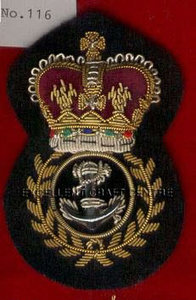 Écusson brodé personnalisé avec aigle et couronne de lauriers, à coudre sur tissu, pour uniforme ou vêtement - Product Image 4